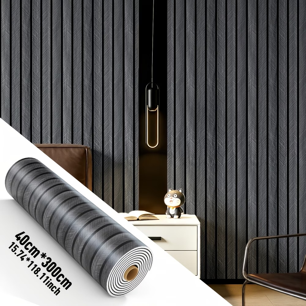 Woodworking Tv - Self-Adhesive Wood Grain Wall Panels, Waterproof