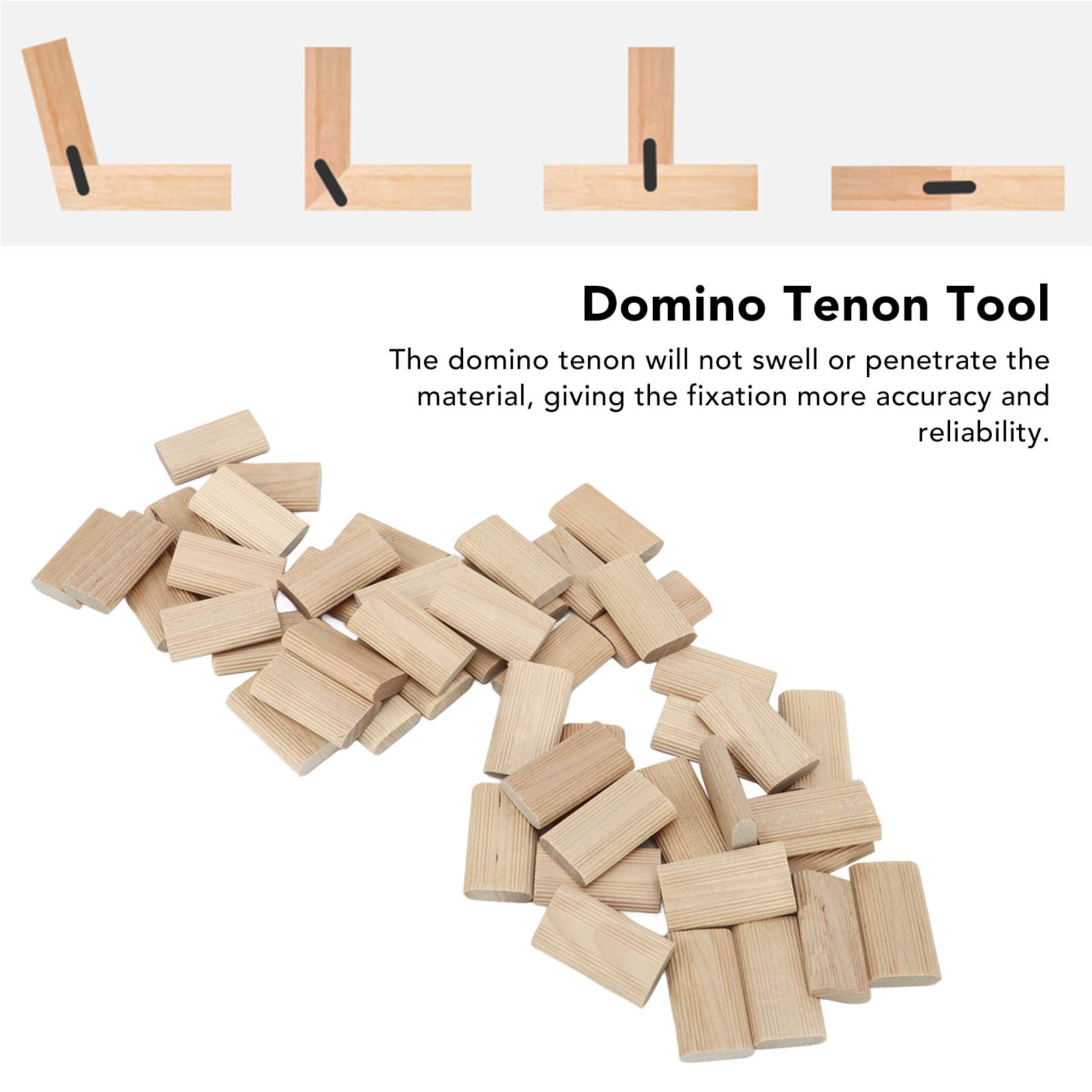 Woodworking Domino - Domino Tenon Beech Wood 8x40mm Loose