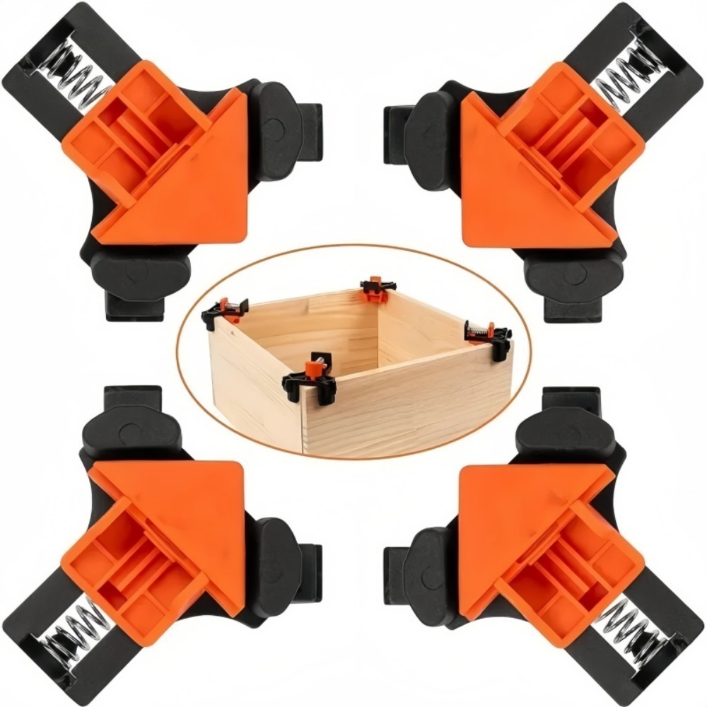4pcs 90° Right Angle Clamp Fix - đánh giá và giá Woodworking Right Angle Clamp