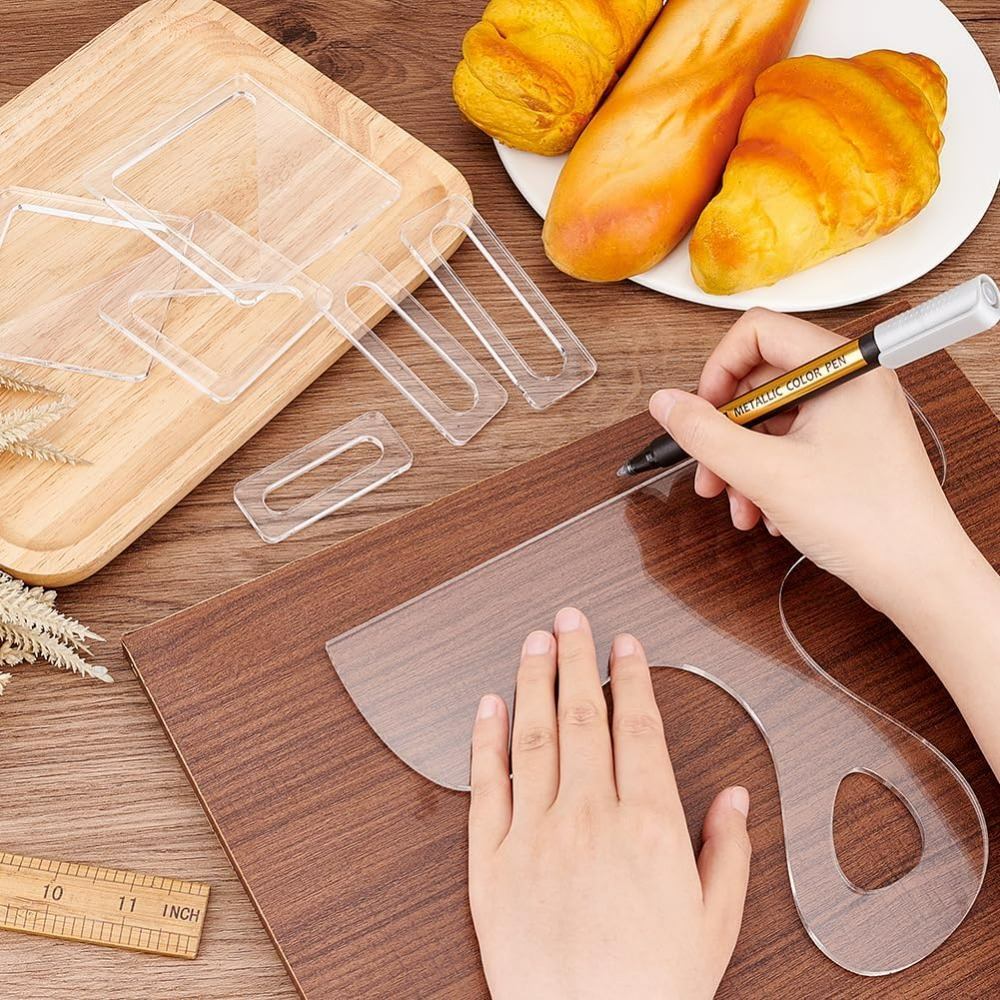 7Pcs Charcuterie Template Acry - đánh giá và giá Woodworking Essentials
