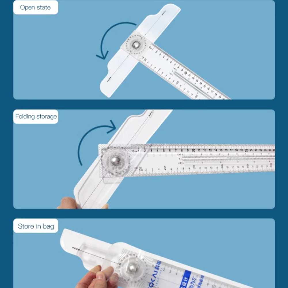 Dual-Sided T Square Ruler Clea - đánh giá và giá Woodworking Essentials