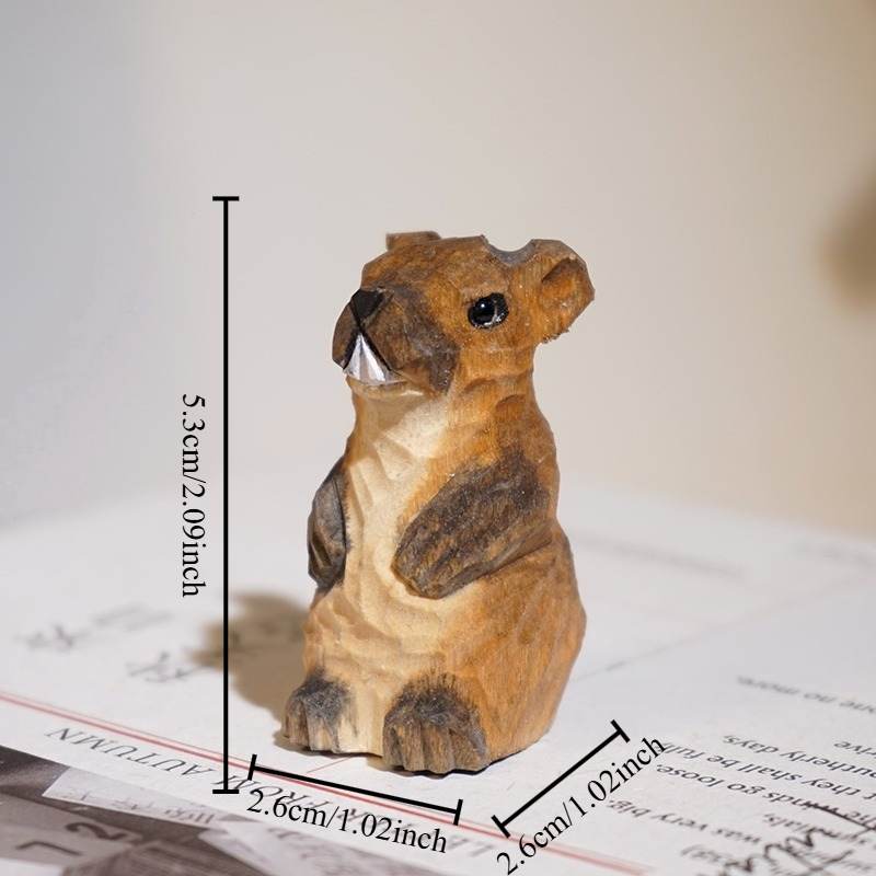 1 PC Groundhog Hand Carved Woo - đánh giá và giá Woodworking Tv