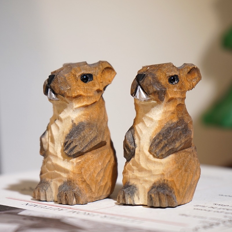 1 PC Groundhog Hand Carved Woo - đánh giá và giá Woodworking Tv
