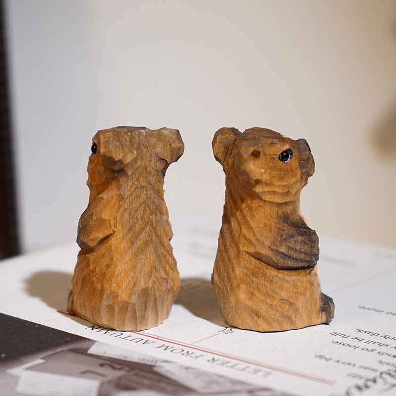 1 PC Groundhog Hand Carved Woo - đánh giá và giá Woodworking Tv