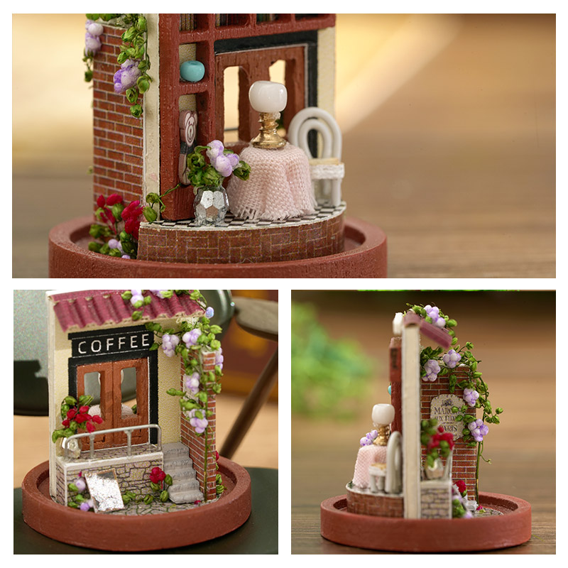 Cutebee DIY Nhà Búp Bê Bằng Gỗ - đánh giá và giá Woodworking Kits For Kids