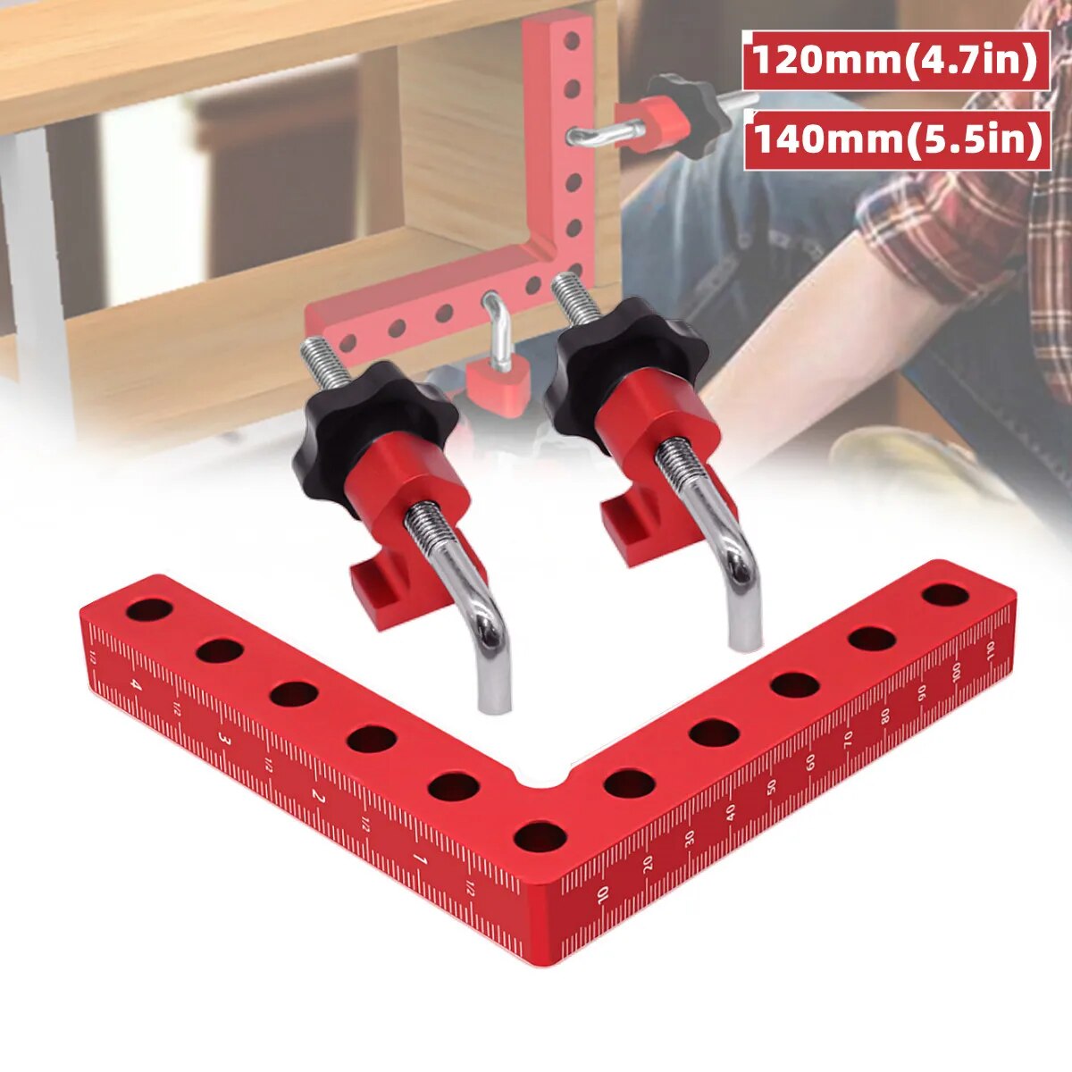 1Set 90 Degree Positioning Squ - đánh giá và giá Woodworking Right Angle Clamp