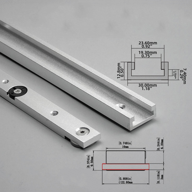 2Pcs T‑Track & Miter Track Jig - đánh giá và giá Woodworking Videos