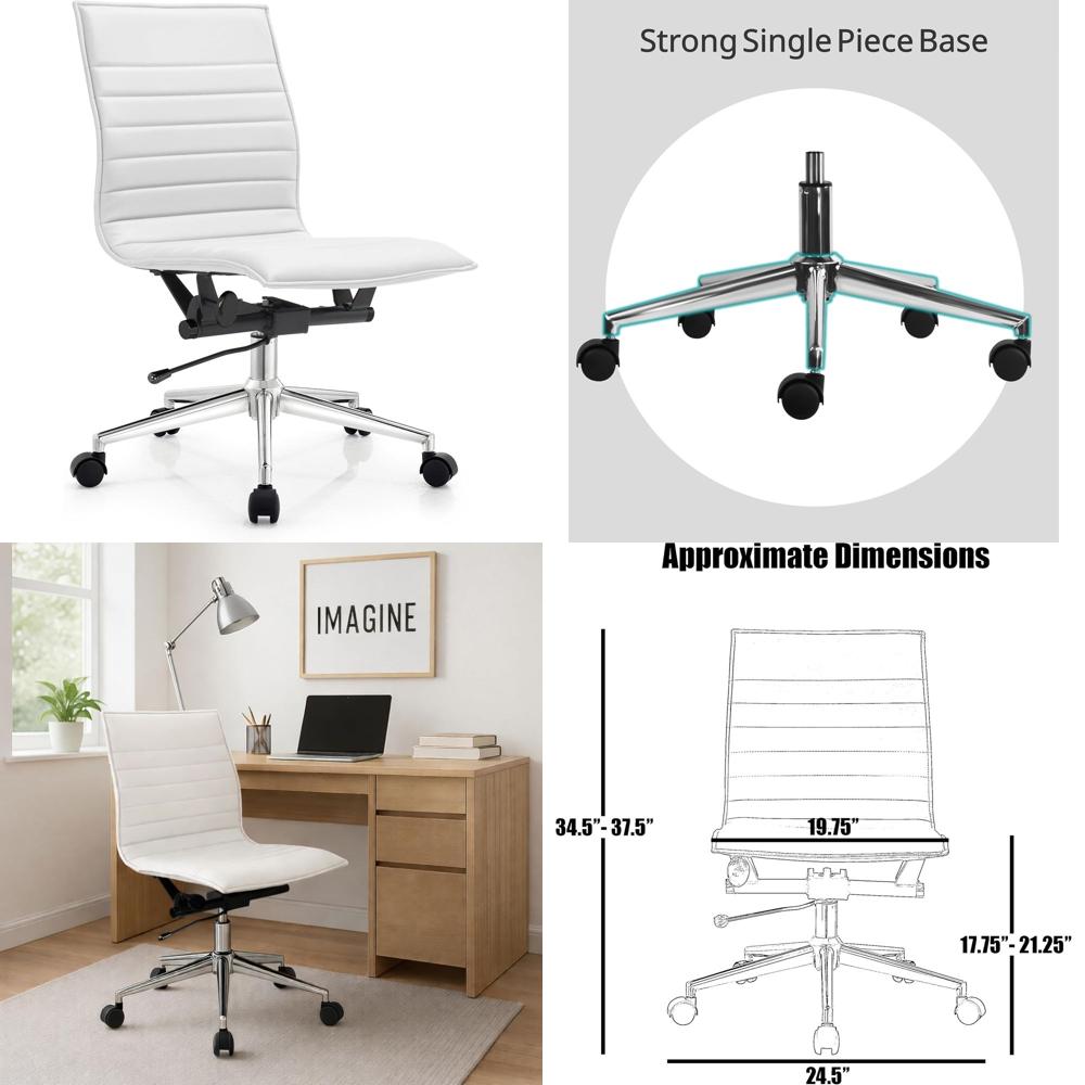 Padded PU Leather Desk Chair w - đánh giá và giá Woodworking Desk Chair