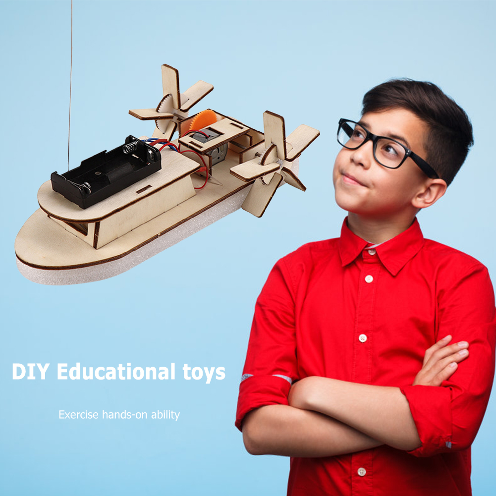DIY Boat Model Science Toys Ki - đánh giá và giá Woodworking Kits For Kids