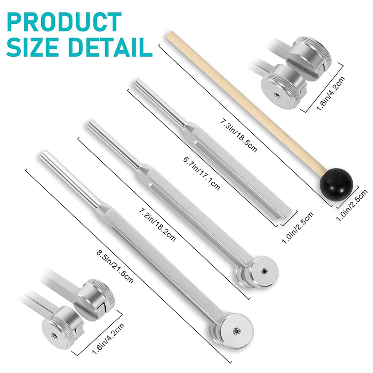 4 Pack Tuning Fork Set(128Hz,  - đánh giá và giá Woodworking Hammer