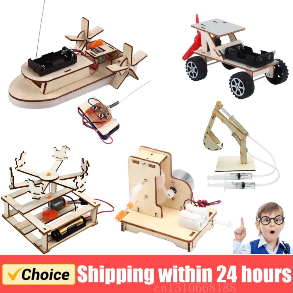 DIY Boat Model Science Toys Ki - đánh giá và giá Woodworking Kits For Kids