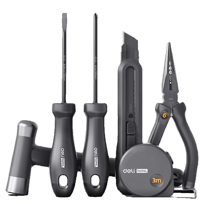DELI Black 6Pcs Multitool Sets - đánh giá và giá Woodworking Hammer
