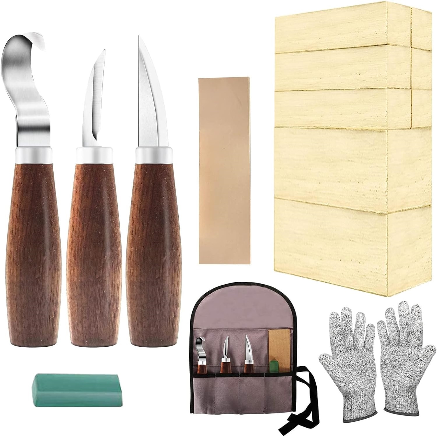 Wood Carving Beginner Kit with - đánh giá và giá Woodworking Kits For Beginners