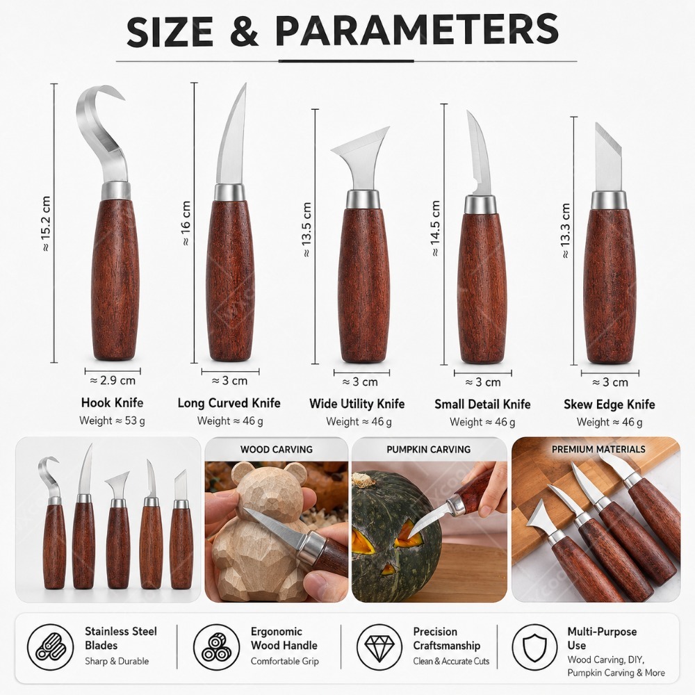 WXCOO Wood Carving Chisel Set  - đánh giá và giá Woodworking Kits For Beginners