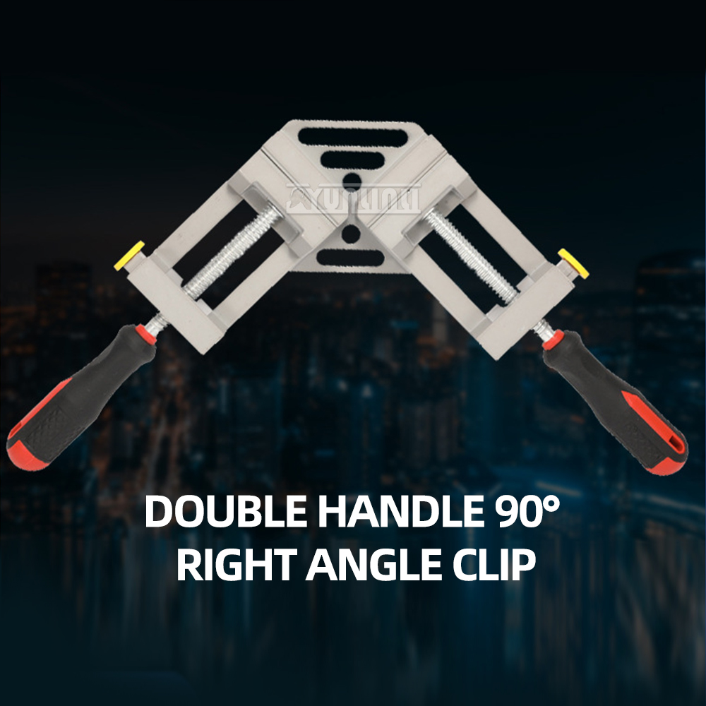 Aluminum Alloy Dual Handle 90  - đánh giá và giá Woodworking Right Angle Clamp