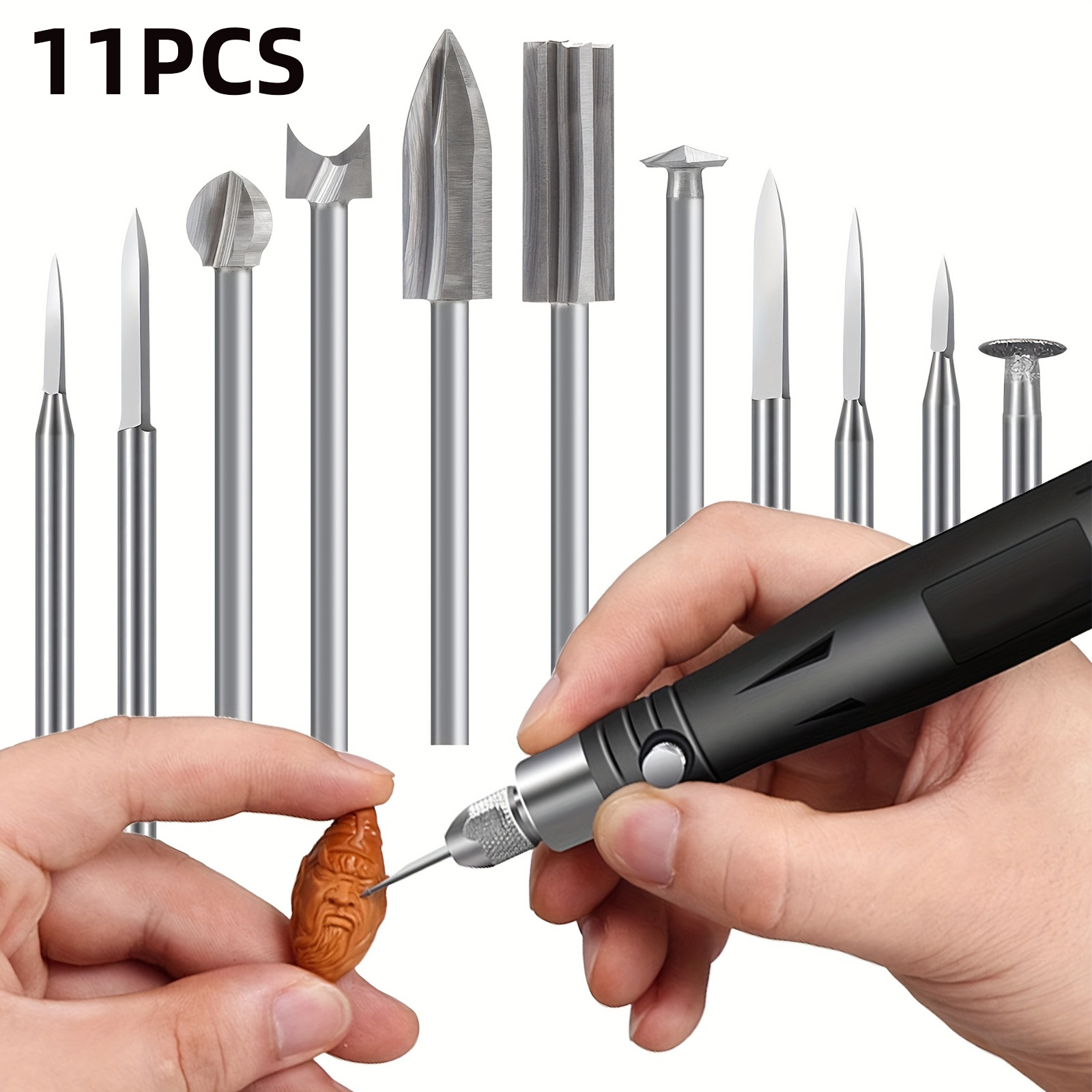 11PCS HSS Engraving Drill Bits - đánh giá và giá Woodworking Videos